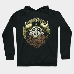 Old Skull Biker Hoodie